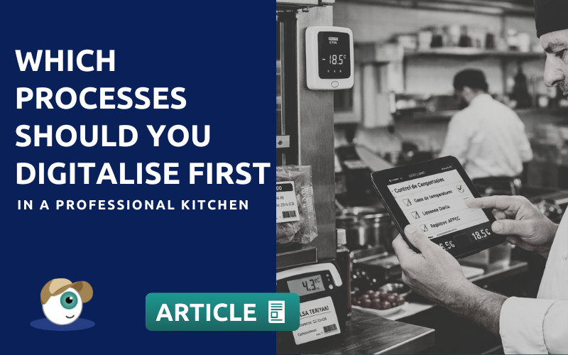 Which processes should you digitalise first in a professional kitchen?